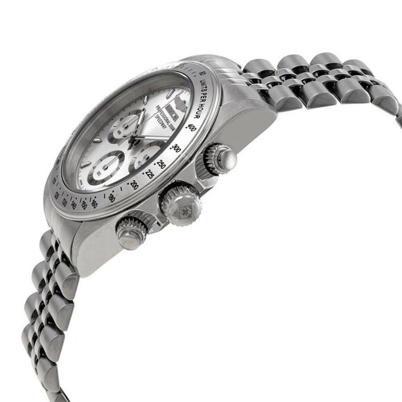 FX06418B NWT Authentic Invicta Speedway Chronograph Quartz Silver Dial Men's Wat - Picture 2 of 3